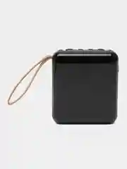 Черный внешний аккумулятор с 4 встроенными кабелями, Lightning, Type-C, Power Bank, 10000 mAh