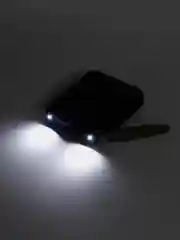 Черный внешний аккумулятор с 4 встроенными кабелями, Lightning, Type-C, Power Bank, 10000 mAh