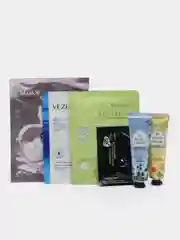 Голубой подарочный набор косметики женский, Beauty box, подарок на новый год