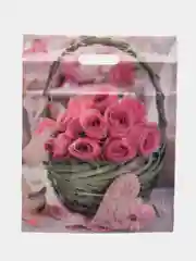 Конфетный пакет подарочный полиэтиленовый, средний, размер 31 х 40 см. плотность 60 мкм, 1шт, 3шт