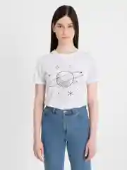Белый футболка женская