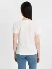 Белый футболка женская, хлопок