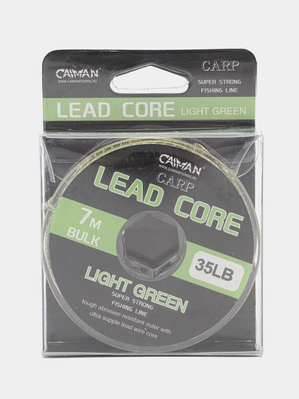 Лидкор со свинцовым сердечником Caiman Lead Core, 7 m
