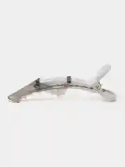 Серый зажимы парикмахерские 4шт "KLEVER", 11.5 см