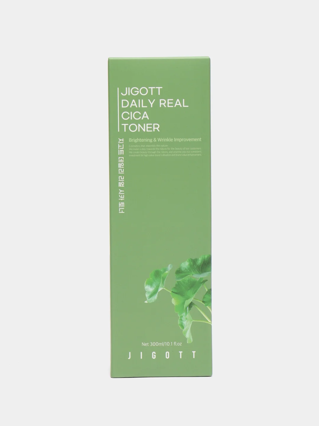 Тонер для лица успокаивающий с центеллой азиатской Jigott Daily Real Cica Toner, 300ml