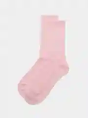 Розовый женские длинные носки