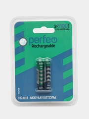 Аккумуляторная батарейка ААА Perfeo, 2 шт