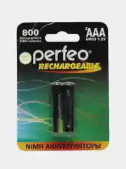 Аккумуляторная батарейка ААА Perfeo, 2 шт