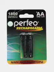 Аккумуляторная батарейка АА Perfeo, 2 шт