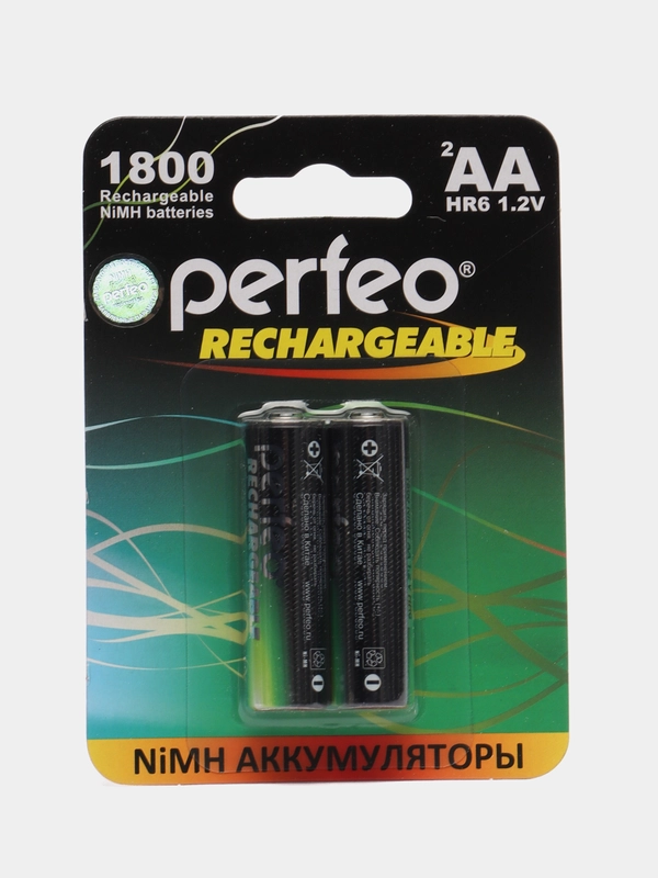 Аккумуляторная батарейка АА Perfeo, 2 шт