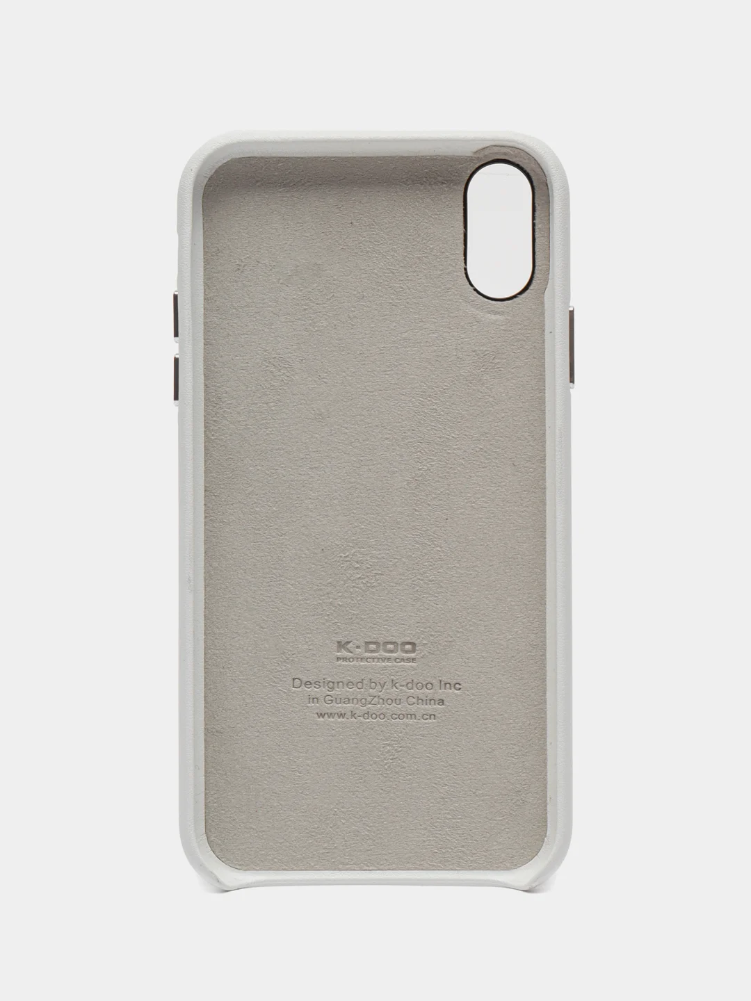 Белый чехол для iPhone K-Doo Noble Collection для iPhone X/Xs, Xs Max, Xr