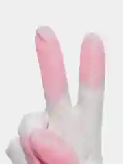 Розовый перчатки хозяйственные, резиновые, защитные, уборка