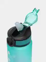 Бирюзовый бутылка для воды с трубочкой 1 литр
