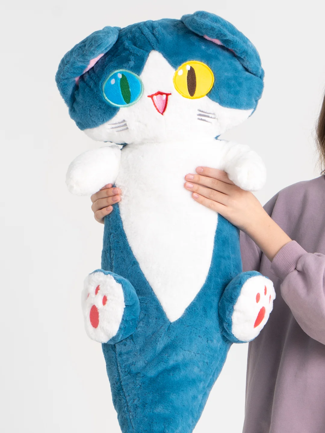 Морской мягкая игрушка "Кот-акула" плюшевая, антистресс, котик