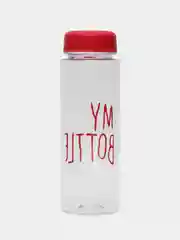 Бордовый бутылка для воды, 500 мл, My bottle, 19.5 х 6 см, термочехол в комплекте