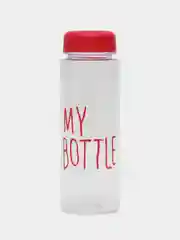 Бордовый бутылка для воды, 500 мл, My bottle, 19.5 х 6 см, термочехол в комплекте
