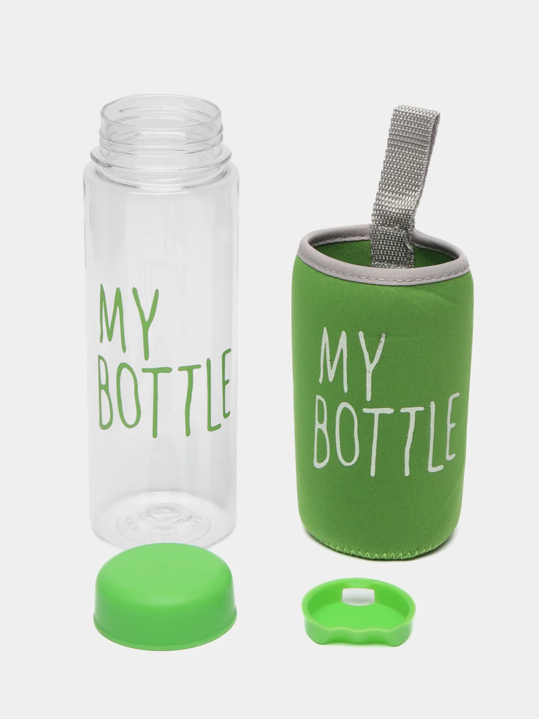 Лайм бутылка для воды, 500 мл, My bottle, 19.5 х 6 см, термочехол в комплекте