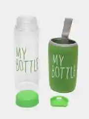Лайм бутылка для воды, 500 мл, My bottle, 19.5 х 6 см, термочехол в комплекте