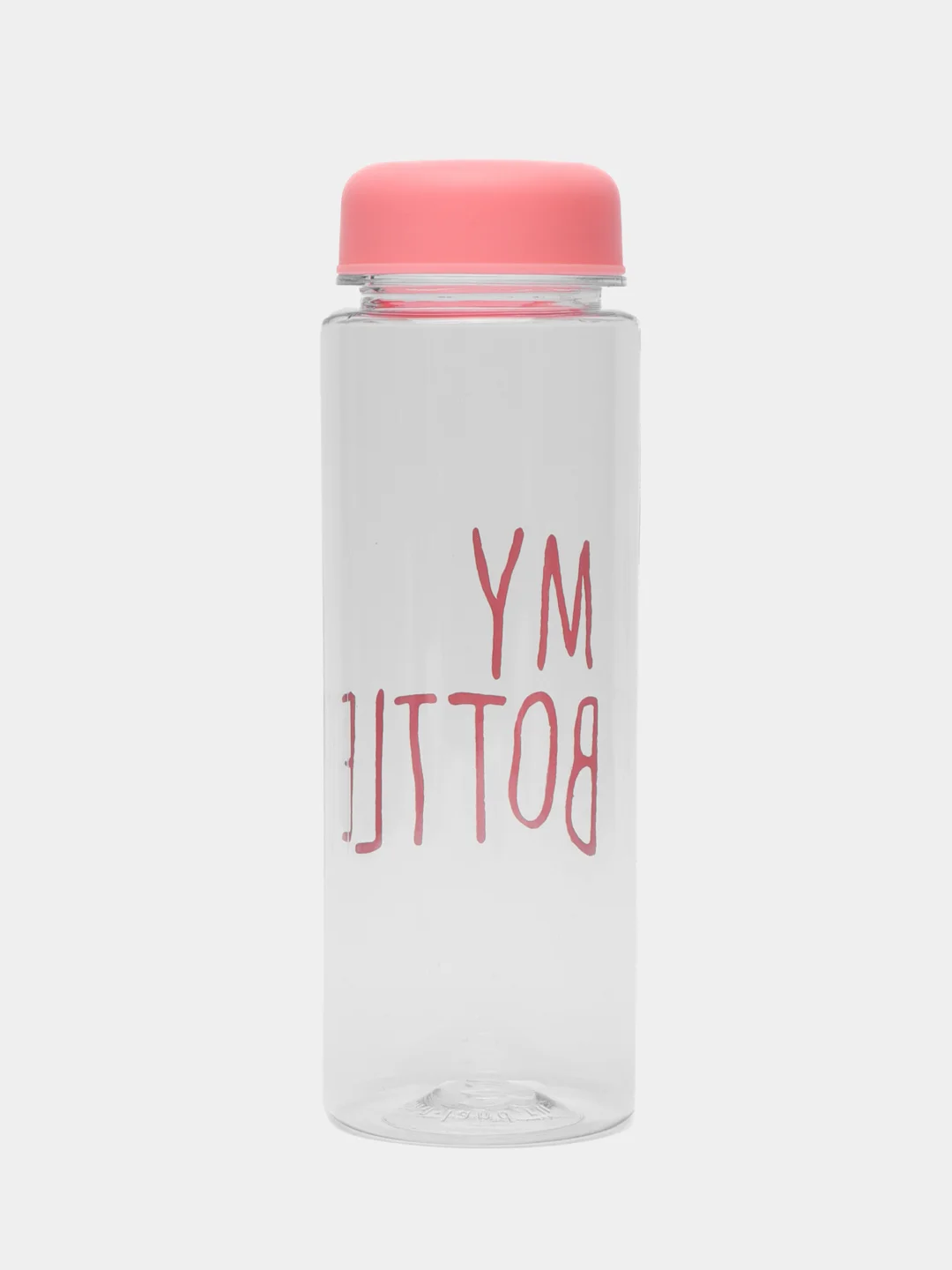 Розовый бутылка для воды, 500 мл, My bottle, 19.5 х 6 см, термочехол в комплекте