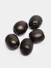 Бусины деревянные (темно-коричневые) , для рукоделия, макраме, набор