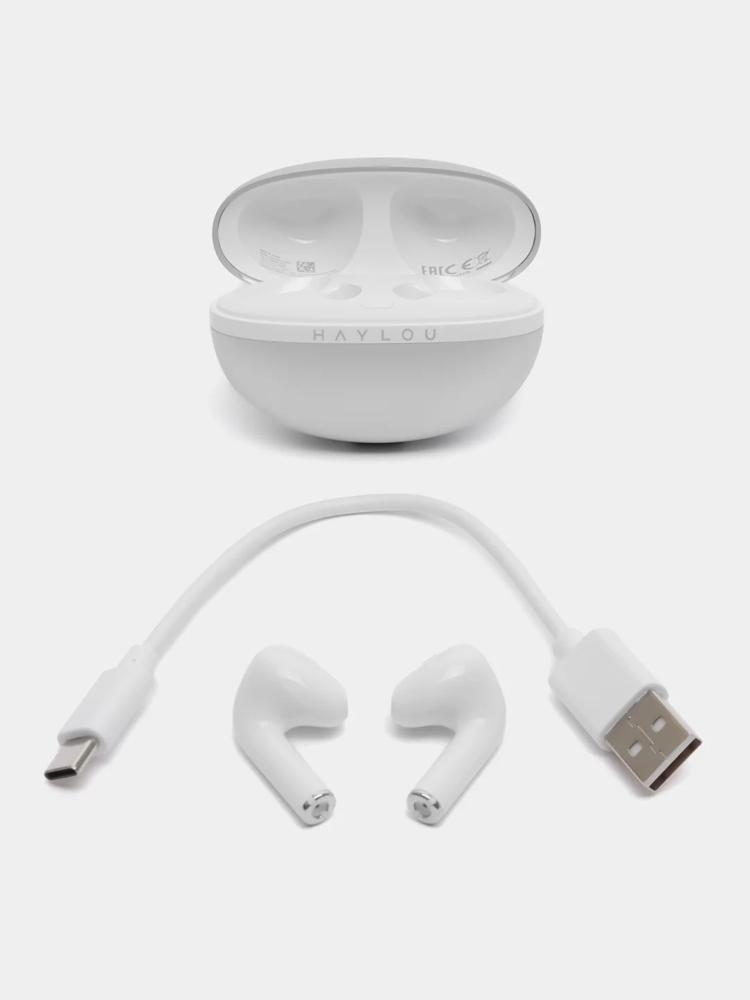 Серебряный беспроводные наушники Xiaomi Haylou X1 2023