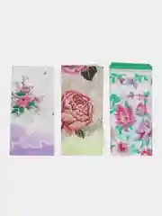 Лавандовый женский носовой платок 3 шт, хлопок
