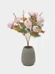 Конфетный искуственные цветы камелии, пионы