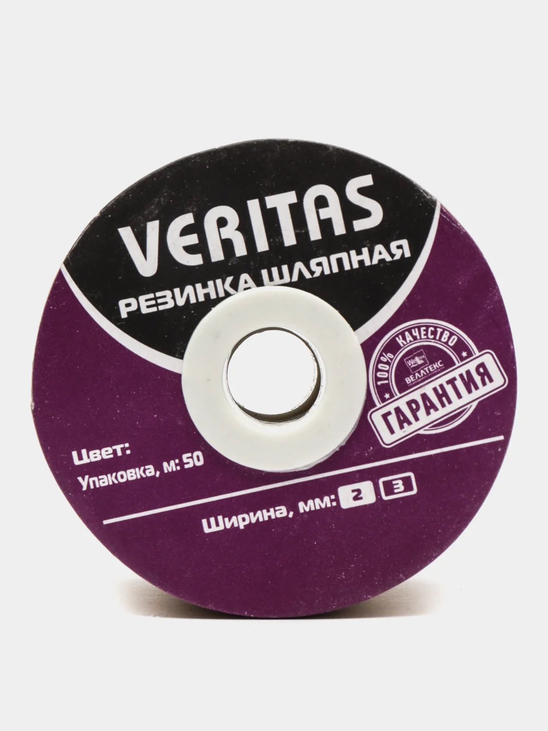 Бежевый резинка шляпная круглая -Катушка(уп) 2мм- 50метров