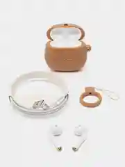 Бежевый беспроводные наушники EW45 Cute Cat