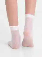 Носки капроновые, белые, детские