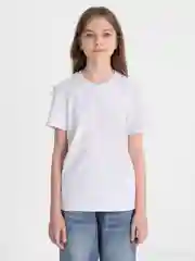 Белый футболка детская белая