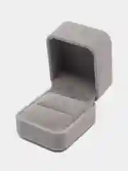 Футляр бархатный под кольцо "Геометрия", 5,5x5x4, цвет серо-розовый