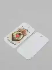 Алый 30 шт. Бирки "Ручная работа", "Hand made", "Сделано с любовью", "Спасибо за заказ"