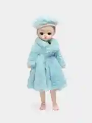 Голубой кукла шарнирная 30 см глаза 3D стиль анимэ
