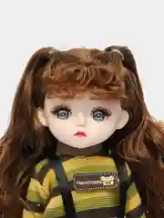 Желтый кукла шарнирная 30 см глаза 3D стиль анимэ