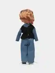 Небесно-голубой кукла шарнирная 30 см глаза 3D стиль анимэ