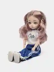 Синий кукла шарнирная 30 см глаза 3D стиль анимэ