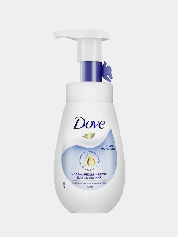 Мусс-пенка для умывания  Dove "Увлажняющий", 160 мл