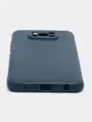 Синий чехол для Xiaomi Poco X3 NFC/X3 Pro силиконовый ROSCO матовый/прозрачный с защитой камер