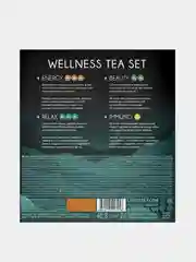 Чай в пирамидках Curtis Wellness tea set, ассорти, подарочный набор, 24 шт