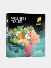 Чай в пирамидках Curtis Wellness tea set, ассорти, подарочный набор, 24 шт