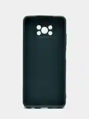Тёмно-зелёный чехол для Xiaomi Poco X3 NFC/X3 Pro силиконовый ROSCO матовый/прозрачный с защитой камер