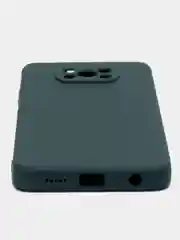 Тёмно-зелёный чехол для Xiaomi Poco X3 NFC/X3 Pro силиконовый ROSCO матовый/прозрачный с защитой камер