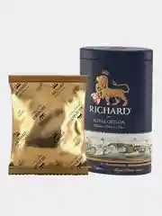 Чай черный листовой Richard Royal Ceylon, подарочный, ж/б, 80 г