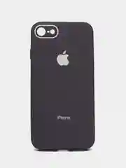 Индиго силиконовый чехол для iPhone 7, iPhone 8, iPhone SE 2020, со стеклянной панелью