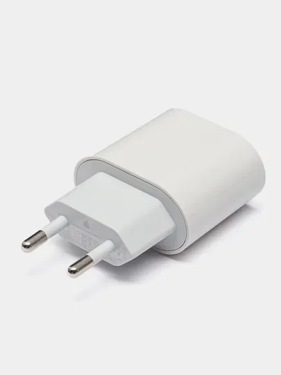Белый блок питания для iPhone, с Type-C, с быстрой зарядкой