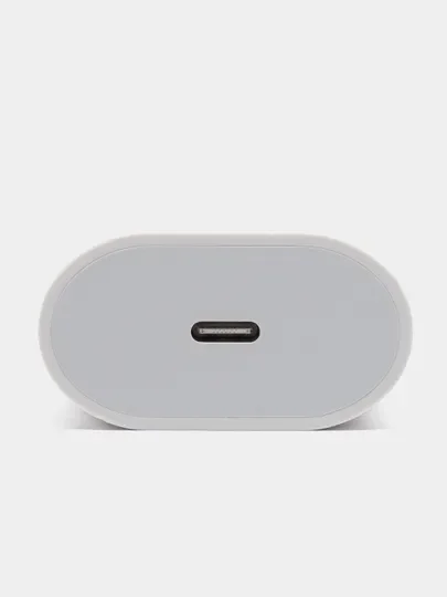 Белый блок питания для iPhone, с Type-C, с быстрой зарядкой