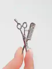 Золотой брошь парихмахера