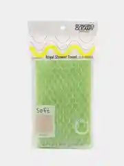Зеленый мочалка для душа нейлоновая, 28х90 см  SB CLEAN&BEAUTY Royal Shower Towel