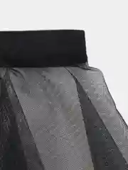 Белый юбка гимнастическая, юбка для танцев сетка